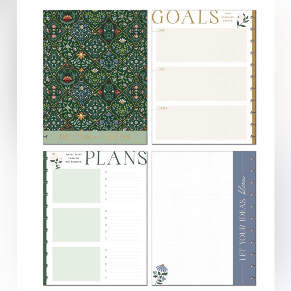 NWT-The Happy Planner BIG PLANNER COMPANION -Forest Flowers - Picture 5 of 6